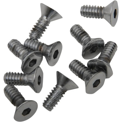 Tornilos allen de cabeza plana #10-24 x 1/2" cromo