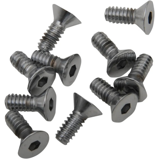 Tornilos allen de cabeza plana #10-24 x 1/2" cromo