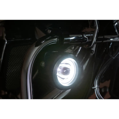 Luces auxiliares con soportes Ciro - Negro