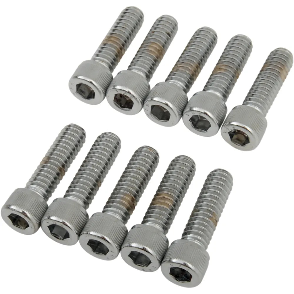 Tornillos allen estriado 1/4-20 X 7/8" cromo