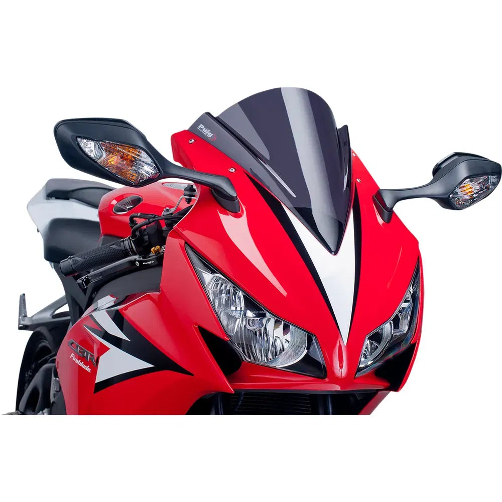 Parabrisas Z-Racing - Parabrisas de carrera - 13-3/8" - Ahumado oscuro - CBR1000RR