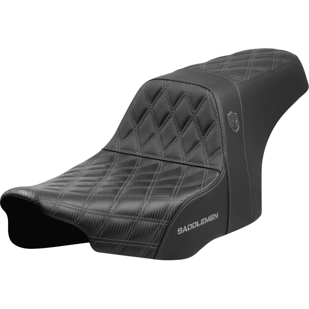 Asiento Pro Series SDC Performance Grip - Asiento Pro Series SDC Performance - Costuras grises - Sin respaldo - FLT/FLH '23 -'24