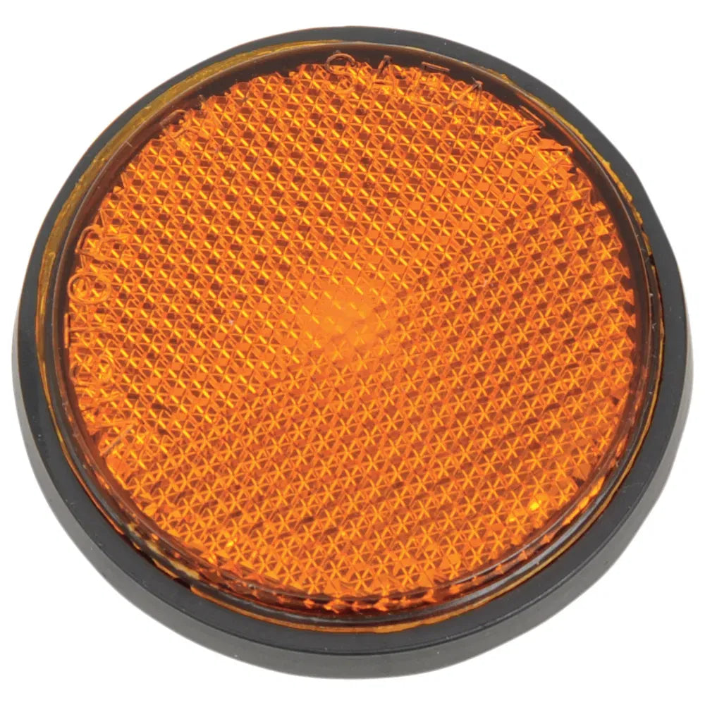 Reflector - Adhesive Back - Amber