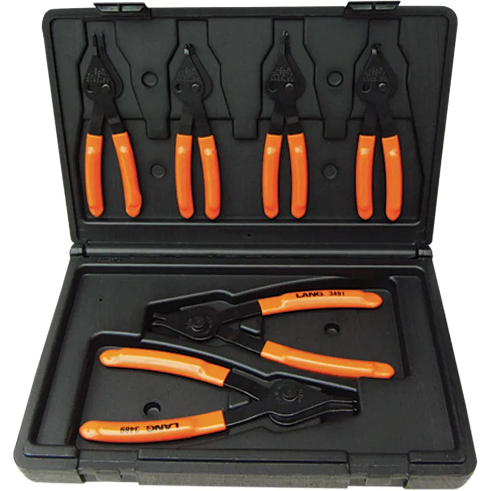 Plier Snap Ring Set 6Pc