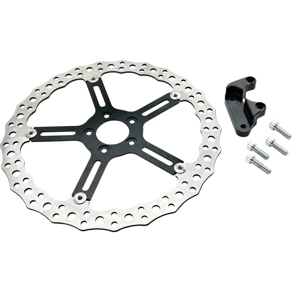Kit de rotor flotante dentado de freno grande de 15"