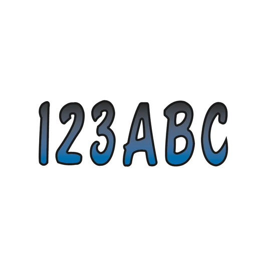 I.D. Sticker Kit - 200 Series - Blue Gradation