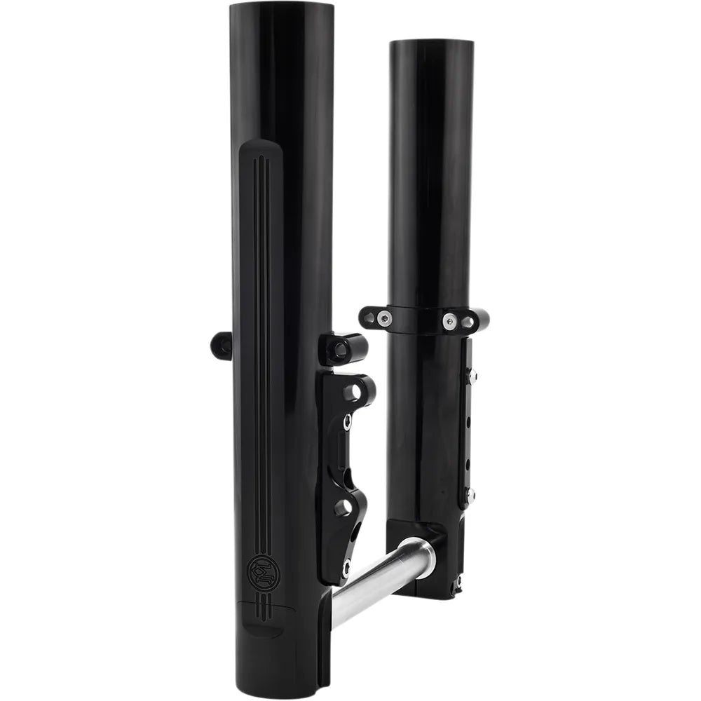 Lower Fork Leg Kit - Single Disc - Black - '14-'20 FL