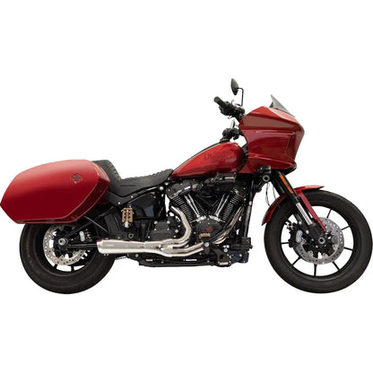 Sistema de escape The Ripper 2 en 1 - Sistema de escape Ripper 2 en 1 con silenciador de megáfono - Cromo - 49 estados - M8 Softail