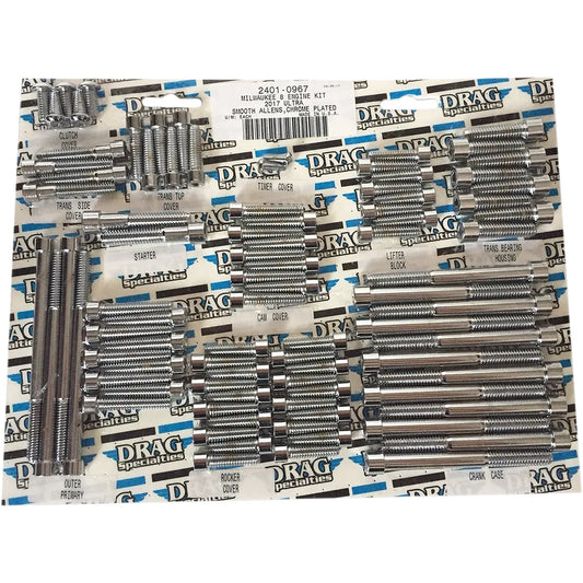 Kit de Tornillos para Motor M8 Allen - Cromo