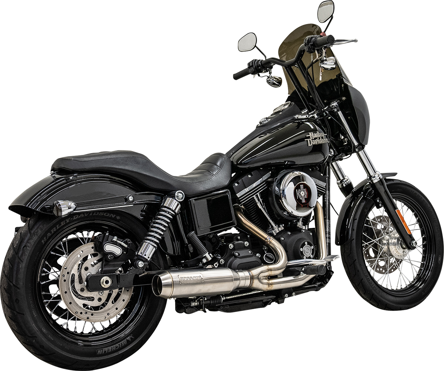Sistema de escape Ripper Super Bike 2 en 1 - Sistema de escape Ripper 2 en 1 con silenciador Super Bike - Acero inoxidable