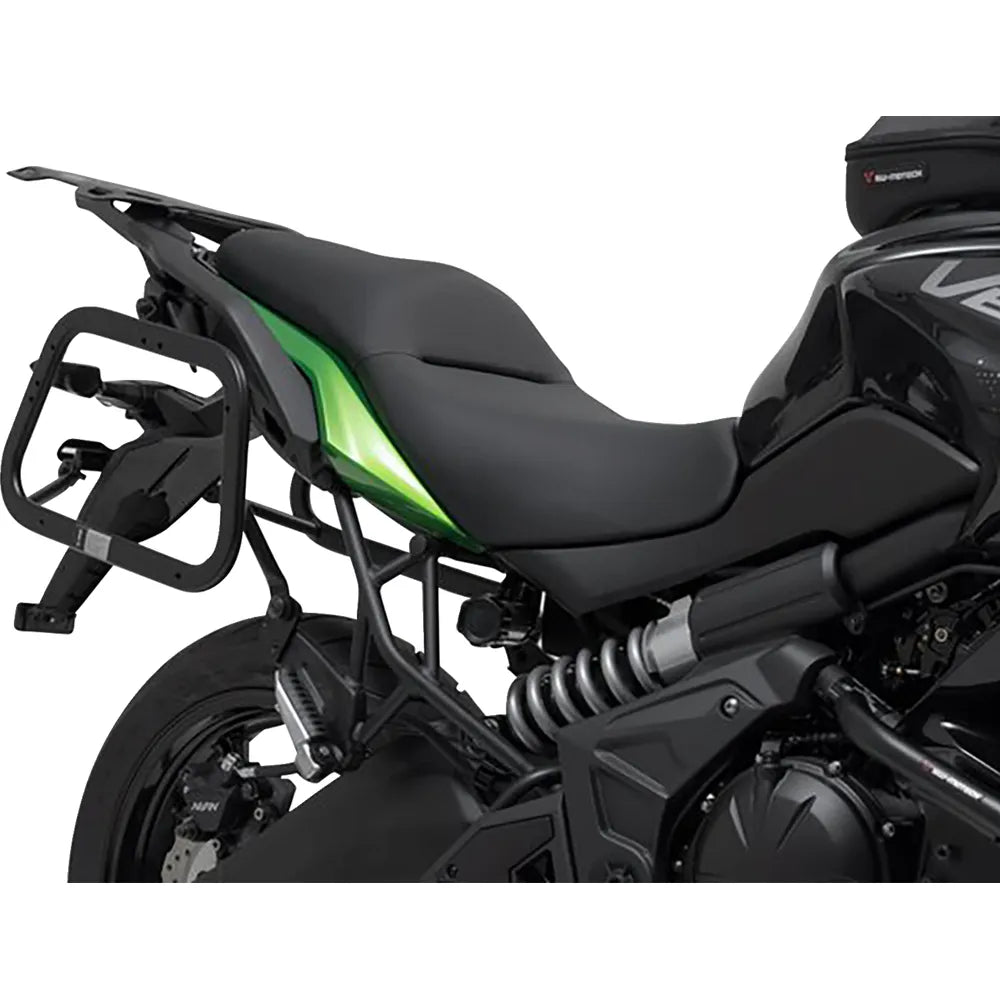 TRAX ADV Aluminum Case System - Black - Kawasaki Versys 650 '14-'24