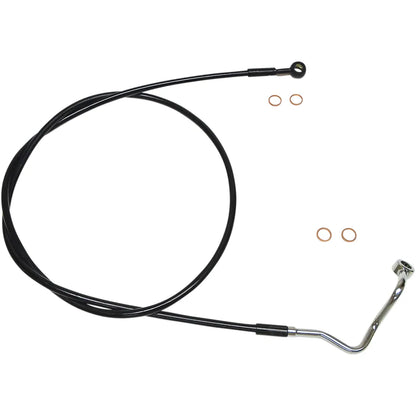 Línea de freno superior inoxidable XR - Línea de freno - Superior - ABS - Negro