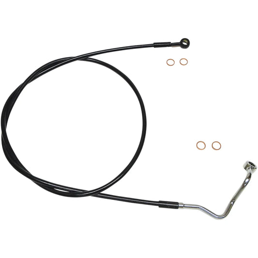 Línea de freno superior inoxidable XR - Línea de freno - Superior - ABS - Negro
