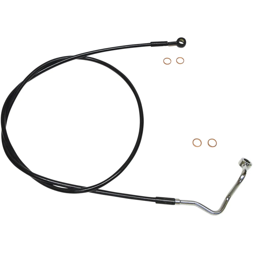 Línea de freno superior inoxidable XR - Línea de freno - Superior - ABS - Negro