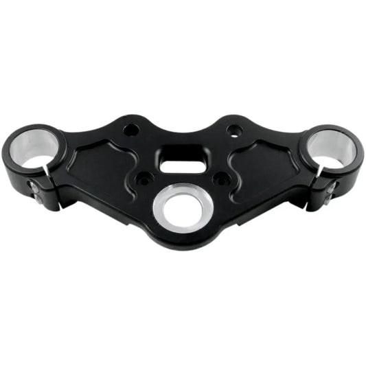 Blackline Top Triple Tree - 41 mm - Flat Black - '11-'13 FXS
