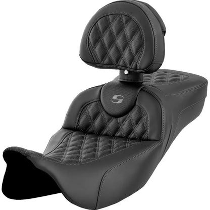 Asiento de alcance extendido Roadsofa™ - Asiento de alcance extendido Roadsofa™ - Costura de celosía - Costura gris oscuro - con respaldo - FL '08-'24