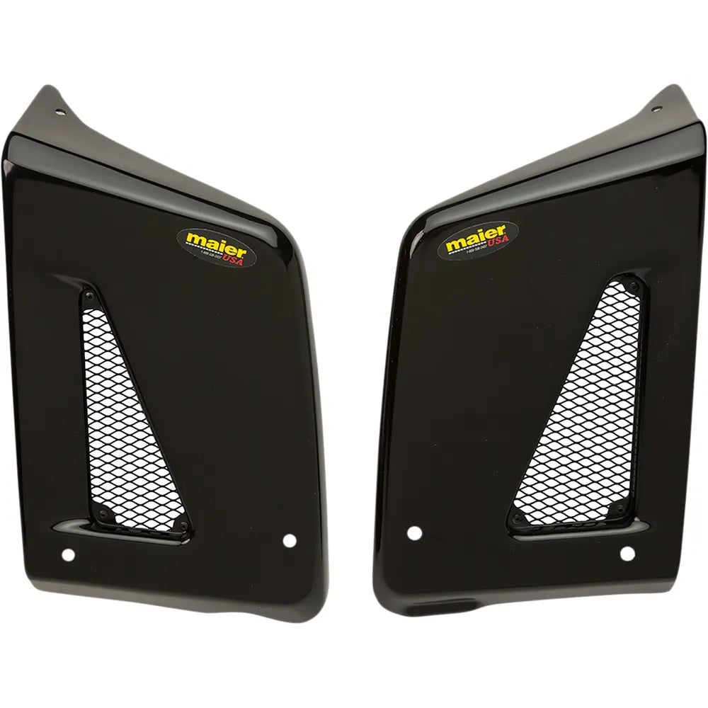 Radiator Scoops - KLR - Black