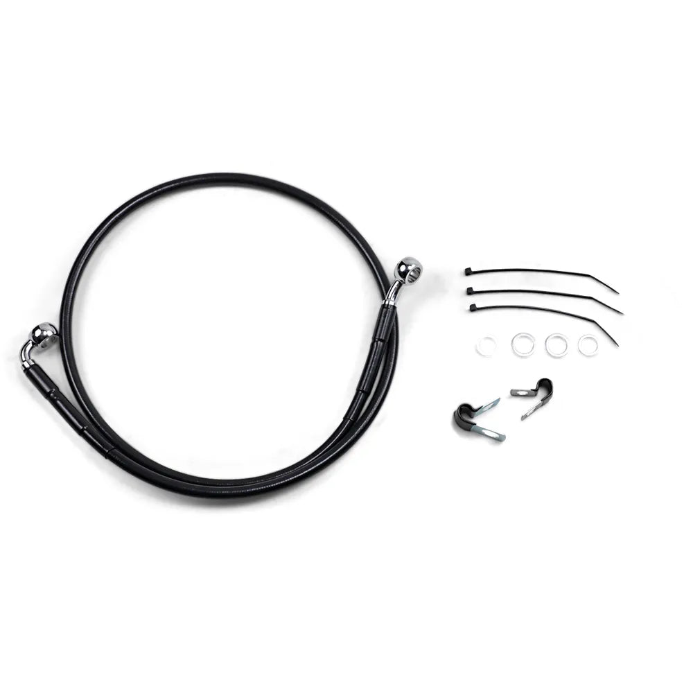 Front Brake Line - FXD '00-'05 - Black