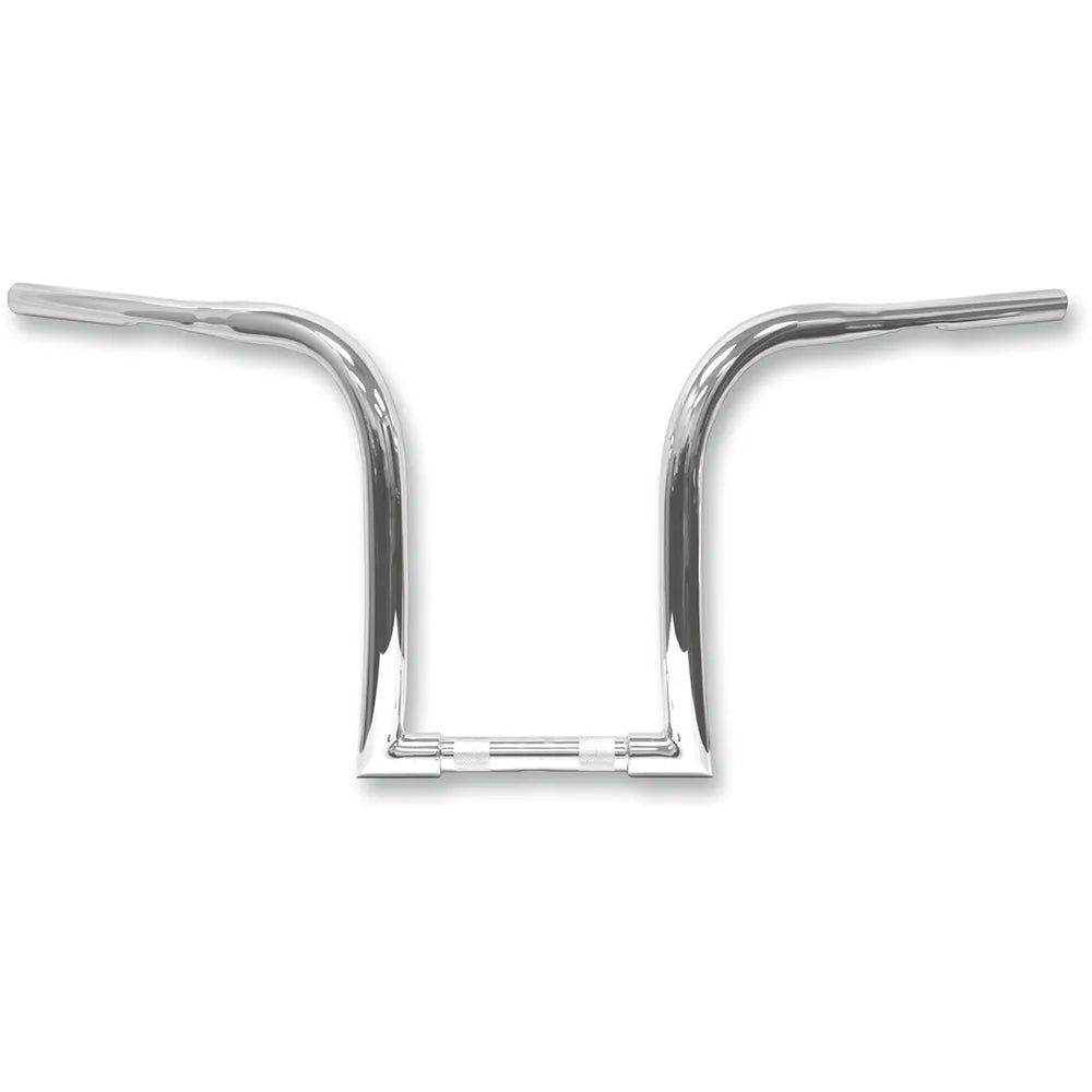 Chrome 1-1/4" Ape Hanger Handlebar w/ 12" Rise