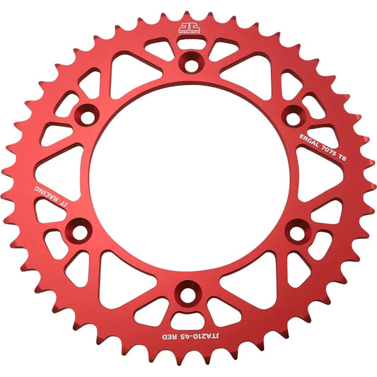 Rear Sprocket - Honda - Red - 45 Tooth
