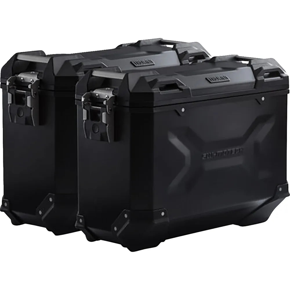 TRAX ADV Aluminum Case System - Black - Ducati Multistrada 1200 '10-'14