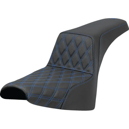 Asiento elevado con costura de celosía - Asiento elevado - Costura de celosía delantera - Costura azul - FXST/FXBB '18-'25