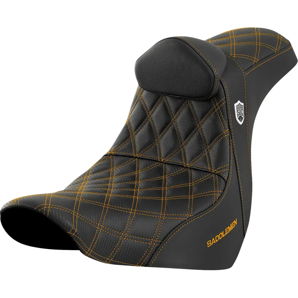 Asiento Pro Series SDC Performance Grip - Asiento Pro Series SDC Performance - con respaldo - Gold Stitch - FL/FX '18 -'23