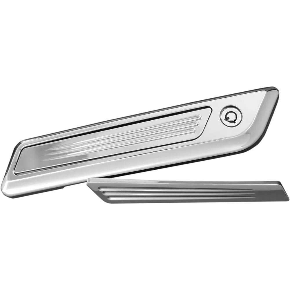 Saddlebag Latch Insert - Chrome
