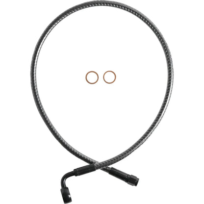 KARBONFIBR Designer Series Kit de freno superior delantero específico ABS - Línea de freno - Delantero - 12 mm - 90° - 26" - KARBONFIBR
