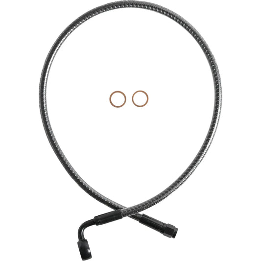 KARBONFIBR Designer Series Kit de freno superior delantero específico ABS - Línea de freno - Delantero - 12 mm - 90° - 26" - KARBONFIBR