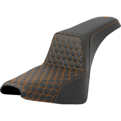 Asiento elevador tipo panal - Asiento elevador - Panal - Costuras naranjas - FXBB/FXST '18-'24