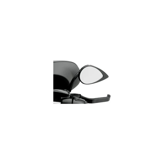 Mirror - Tear Drop - Black - Short Stem