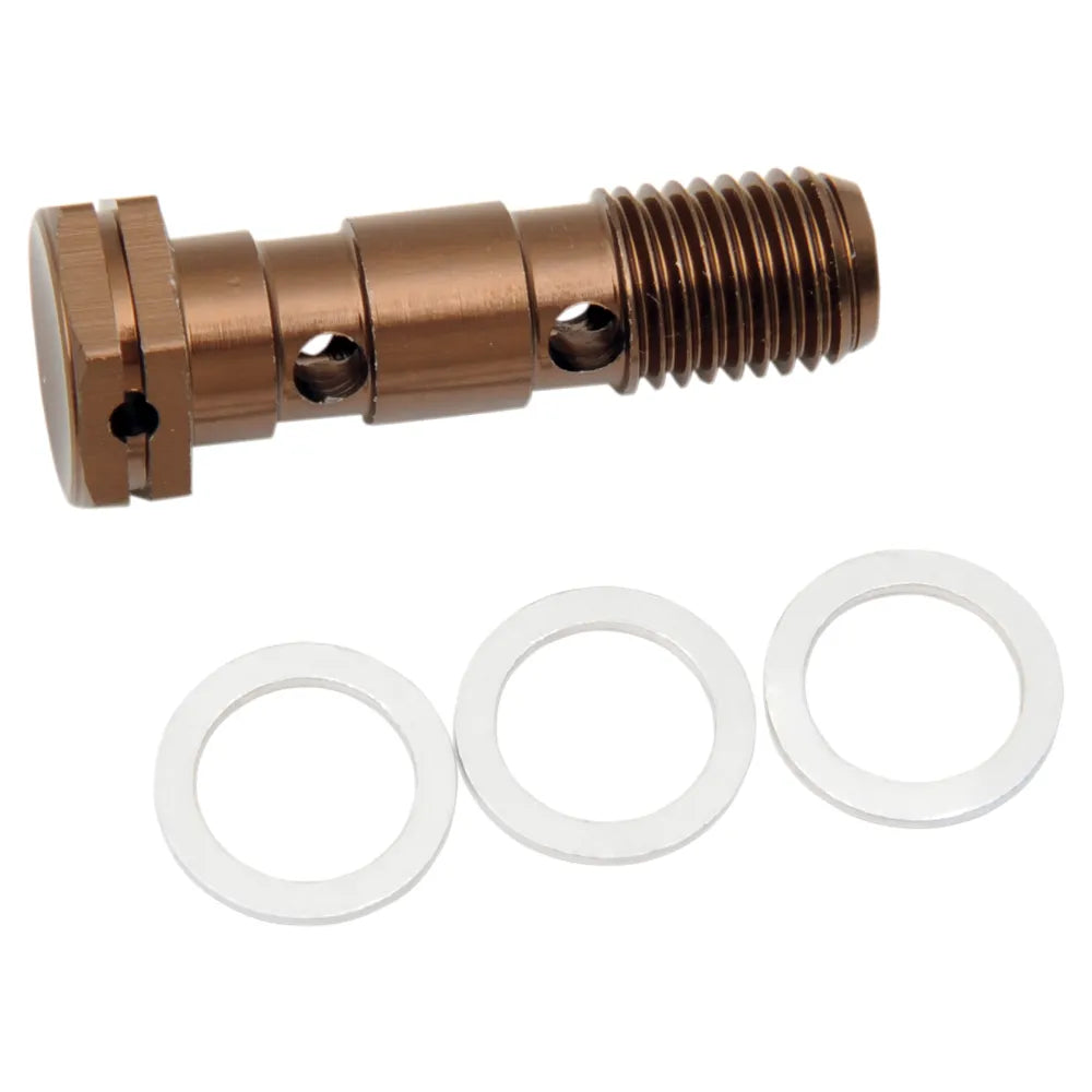 Aluminum Banjo Bolt - Honda - Double