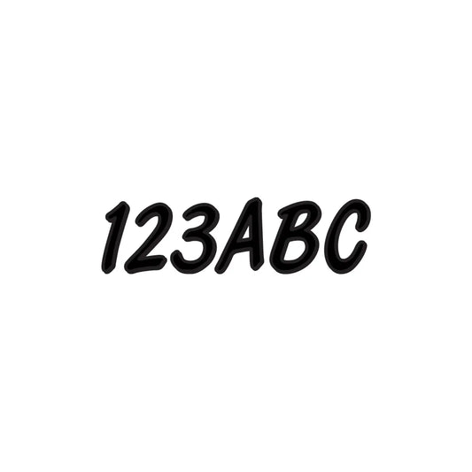 I.D. Sticker Kit - 400 Series - Black