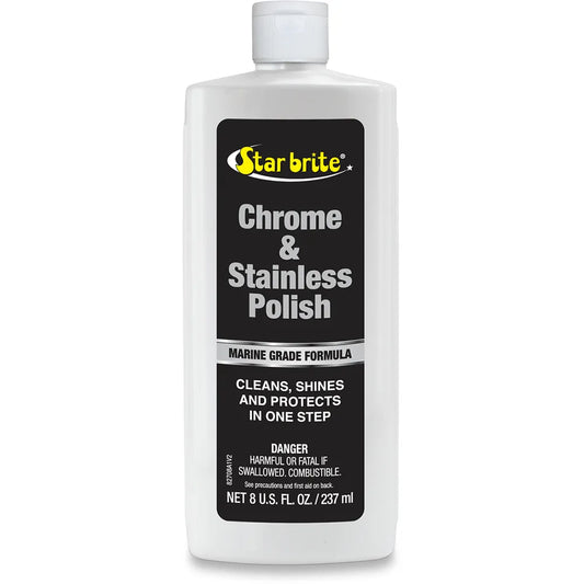Chrome and Stainless Steel Polish - 8 U.S. fl oz.