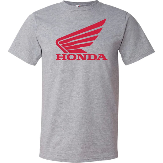 Honda Wing T-Shirt - Heather Gray - Medium