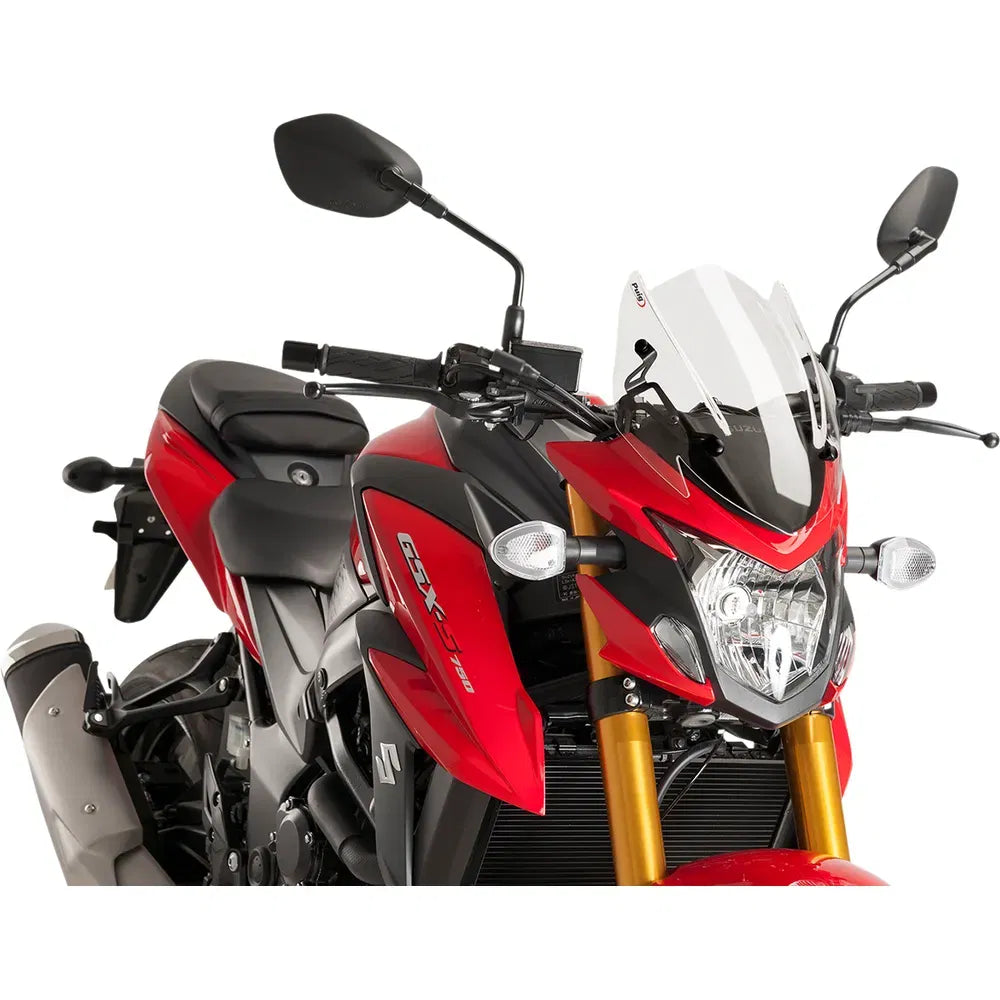 Parabrisas Naked de nueva generación - Parabrisas deportivo Naked - 12-1/4" - Transparente - Suzuki
