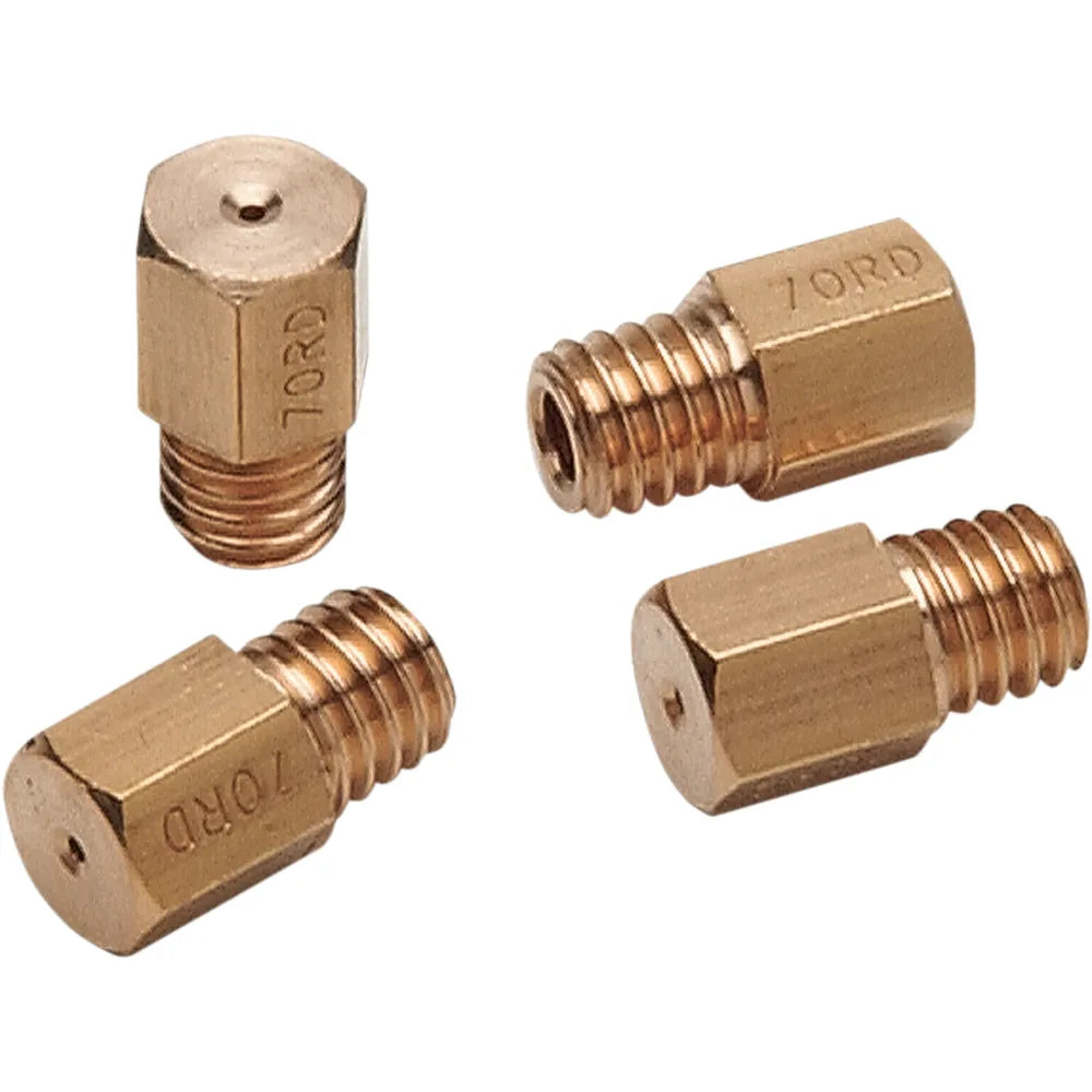Jets principales de cabeza hexagonal estilo Mikuni (prefijo HJ) de A-Bax Precision - Jets principales de cabeza hexagonal estilo Mikuni (prefijo HJ) de precisión A-Bax - #410 - Paquete de 4