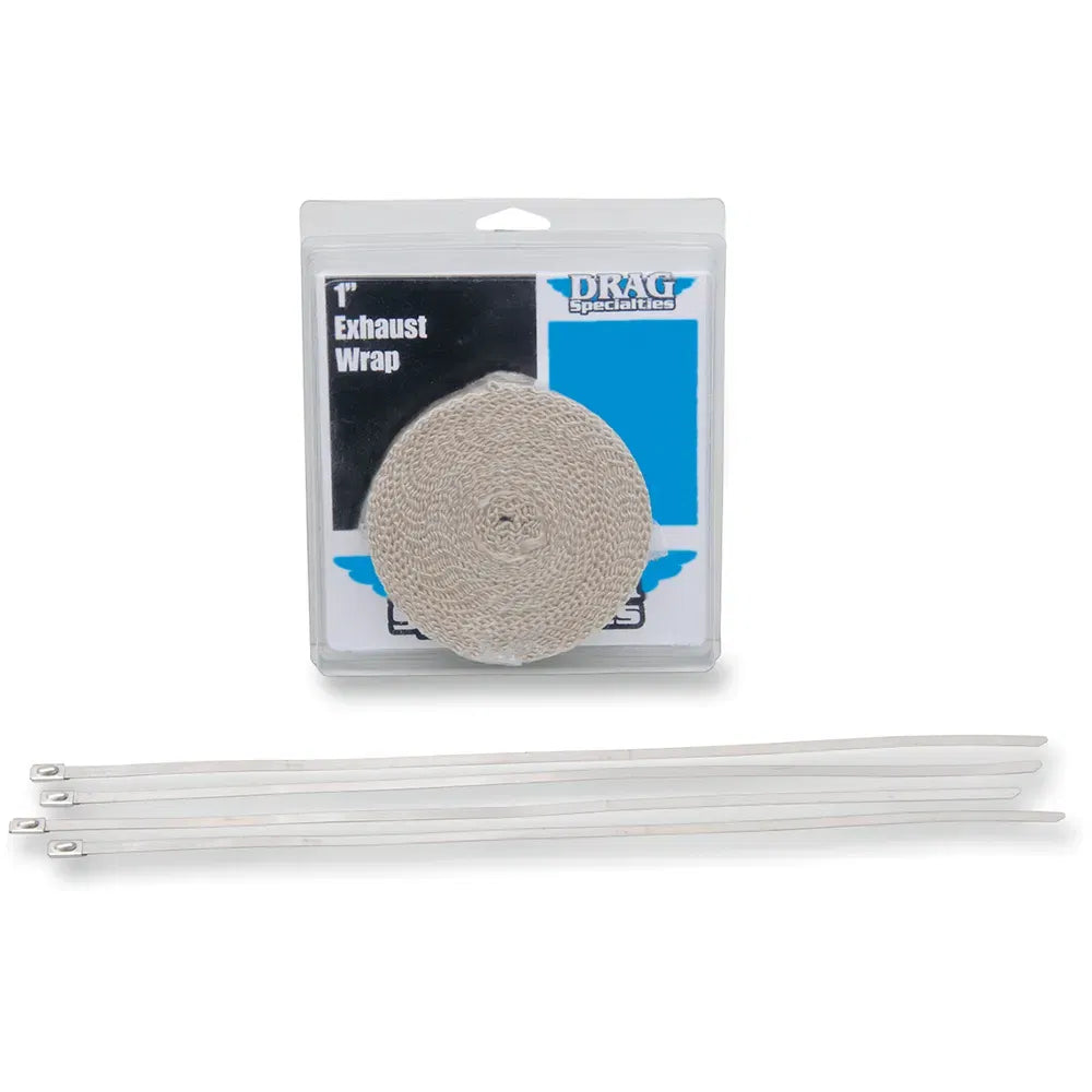 Exhaust Wrap with Tie - Tan - 1"x25'