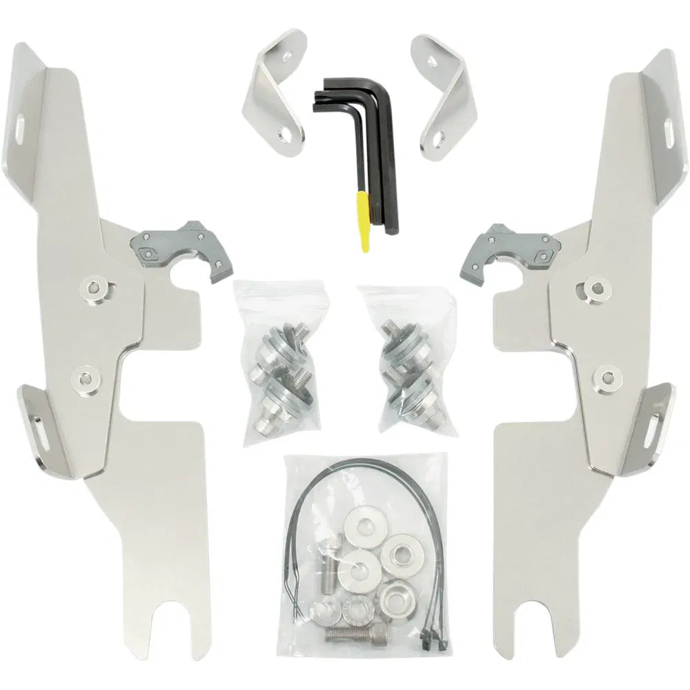 Kit de montaje con bloqueo de gatillo de carenado Batwing - Batwing - Kit de montaje - Pulido - Switchback