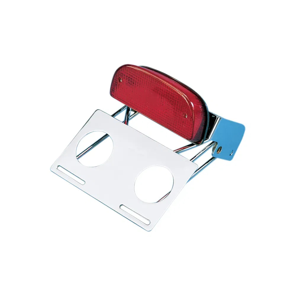 Conjunto de luz trasera personalizada y soporte cromado