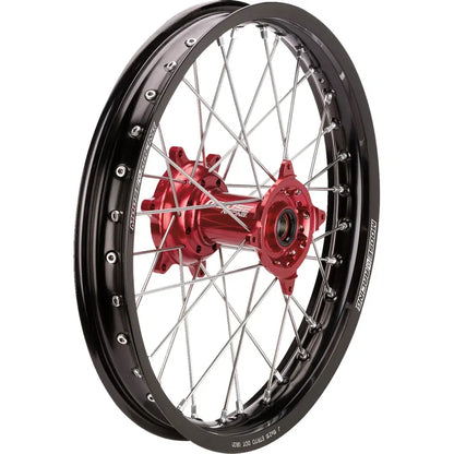 Rueda completa SX-1 - Conjunto de ruedas - SX-1 - Completa - Trasera - Rueda negra/Buje rojo - 19x2,15 - Honda 250/450