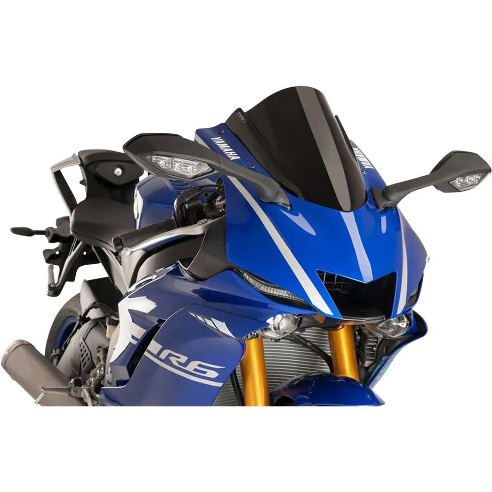 Parabrisas Z-Racing - Parabrisas de carrera - 14-1/4" - Negro - Yamaha