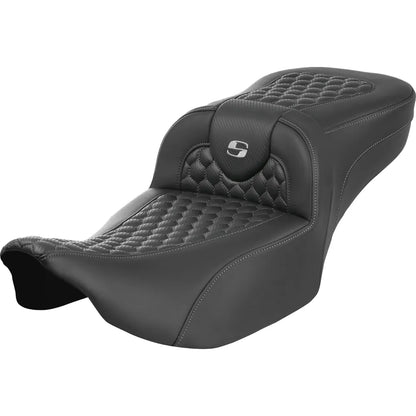 Asiento de alcance extendido Roadsofa™ - Asiento de alcance extendido Roadsofa™ - sin respaldo - Panal - Costura plateada - FLTR/FLHX '23-'24