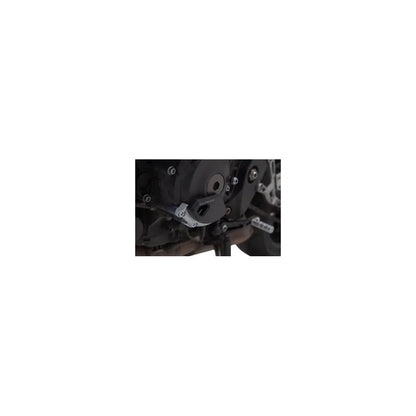 Engine Case Protector - Black/Silver - Yamaha - MT-