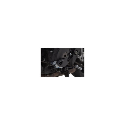 Engine Case Protector - Black/Silver - Yamaha - MT-