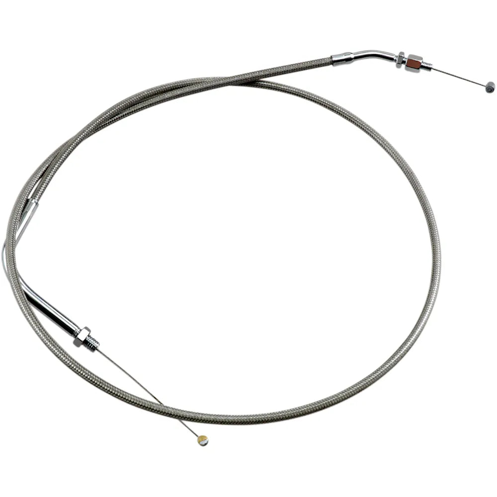 Throttle Cable - Push - Yamaha - Stainless Steel