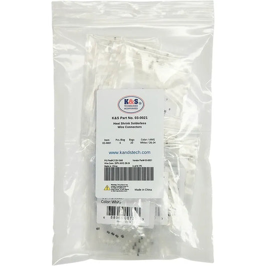 Wire Connector - 20PK - AWG 26-24