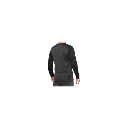 Jersey 100% Ridecamp - negro/gris