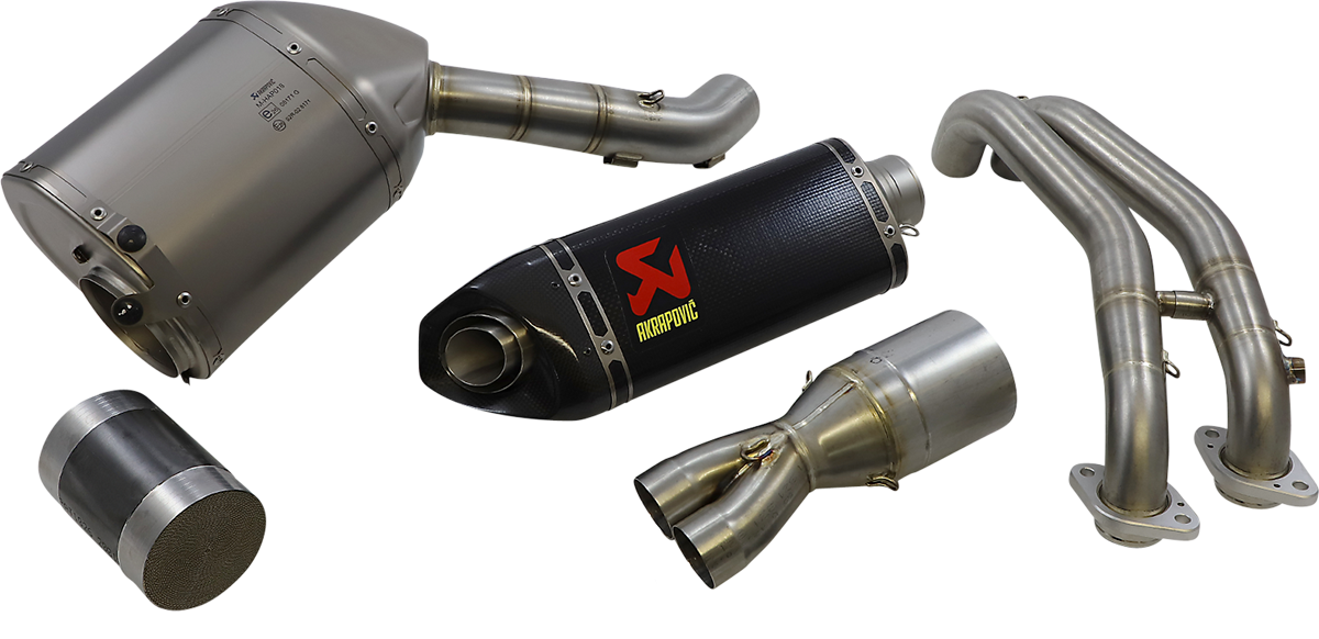 Escape Akrapovic - Racing Line Complete Exhaust - Carbon Fiber